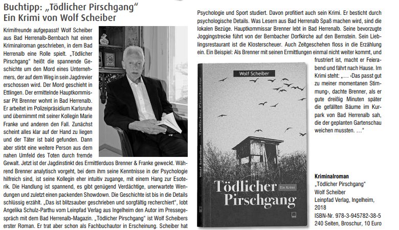 Bad Herrenalb Magazin; Heft Nr. 11 / 20.07.2018