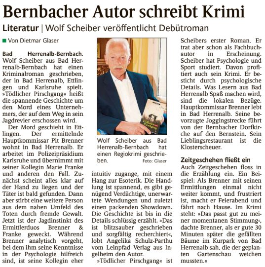 Schwarzwälder Bote; 07.08.2018